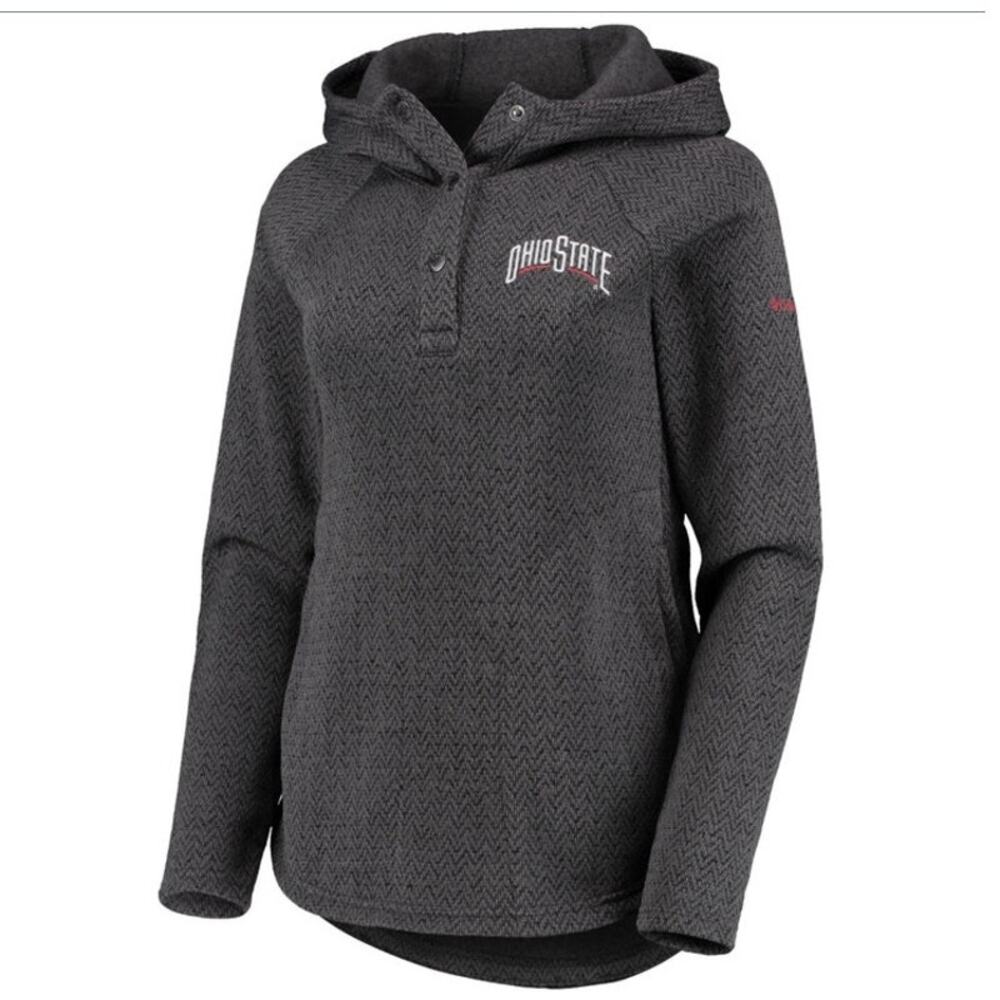 Ohio State Columbia Darling Days Women's Fleece Pullover Hoodie Size XL NWT